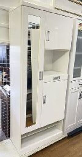 【リサイクルスターズ城西】新入荷！ ミラー付き　くつ棚　ホワイト