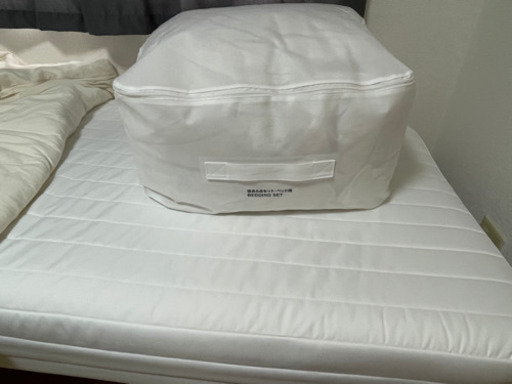 無印良品 シングルベット(脚付き)＋無印良品寝具６点セット