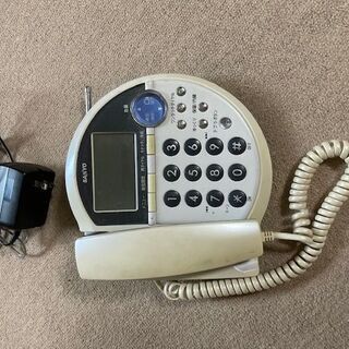 固定　電話機　サンヨーの画像