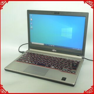 日本製 即使用可能 ノートパソコン 中古動作良品 13.3型 富士通 E734/K 第4世代Core i5 8GB DVDRW 無線 Bluetooth Windows10 Office