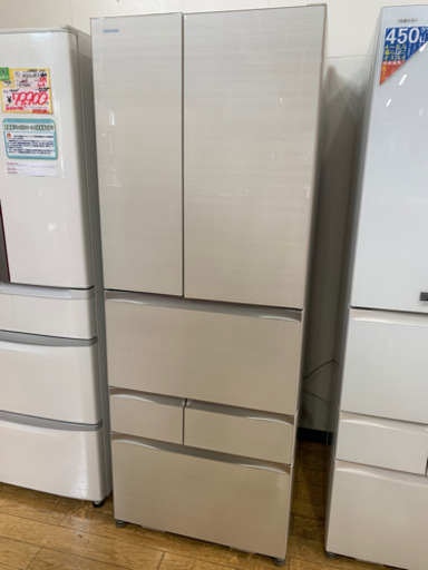 ⭐️タッチパネル⭐️2015年製 TOSHIBA 555Lフレンチドア冷蔵庫 マジック大容量 ガラス扉 GR-H560FV 東芝