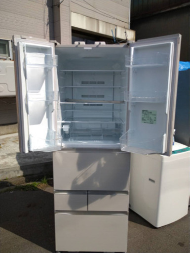 美品　TOSHIBA 東芝ノンフロン冷凍冷蔵庫 2015年製 458L 中古品 GR-J460FV