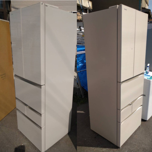 美品　TOSHIBA 東芝ノンフロン冷凍冷蔵庫 2015年製 458L 中古品 GR-J460FV