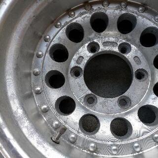 深リム 8j オフセット －33 15インチ のアルミホイール2本セットの画像