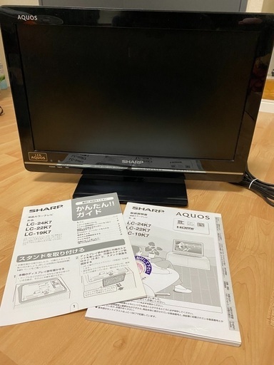 液晶テレビ SHARP LED AQUOS K K7 LC-19K7-B