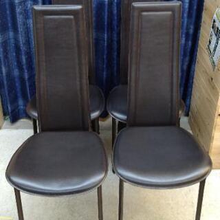 大塚家具　ダイニングチェア4点セット　45×42×104
