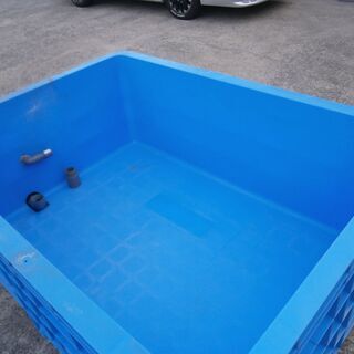 ☆中古品 サンコー（SANKO） サンボックス 1000　1010L ジャンボボックス サイズ：1700ｘ1240ｘ730ｍｍ 大型水槽☆の画像