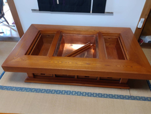囲炉裏　和風　ほぼ未使用　机