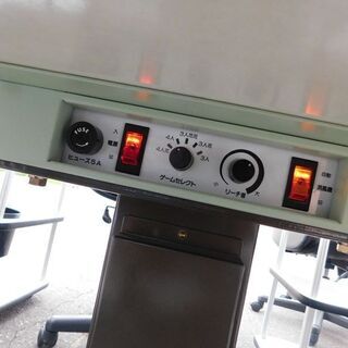 完動品 全自動麻雀卓 雀豪DOME テンリーダー 専用イス、テーブルセット 雀豪ドームの画像