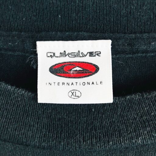 クイックシルバー 古着褪せ黒 ビンテージ 90s 希少 Tシャツ レア XL