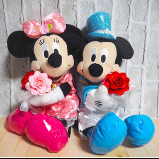 ウエディングドール ミッキー＆ミニー 祝電 ぬいぐるみ 結婚式 ...