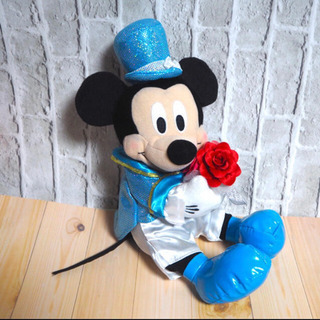 ウエディングドール ミッキー＆ミニー 祝電 ぬいぐるみ 結婚式 専用バッグ付の画像
