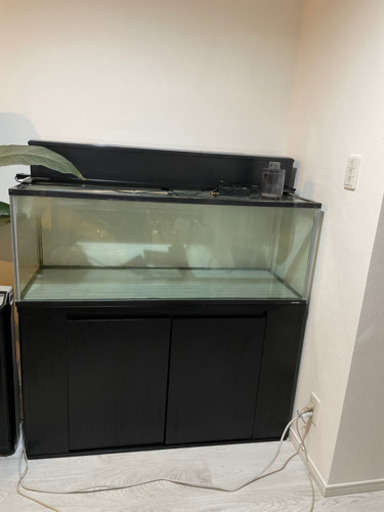 【激安】120×45×45cmガラス水槽+水槽台+その他オールセット