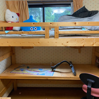 子供用勉強机(ロフトベット)の画像
