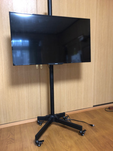 40インチ ディスプレイ 4K + キャスターモニター台 セット販売