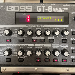 【美品、動作確認済、室内使用】BOSS GT-8 ギター　マルチエフェクターの画像