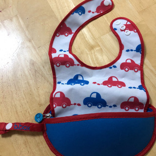 収納できるお食事エプロン