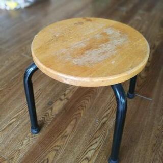 低めにした椅子