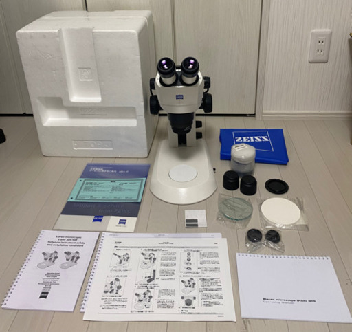 美品付属品完備！ZEISS(ツァイス)マイクロスコピー光学顕微鏡Stemi305