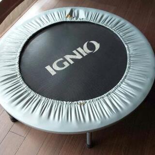 【お取り引き中】『IGNIO』家庭用トランポリン/シルバー・ ブラック