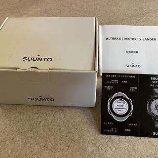 スント ベクター ノーザンホワイト SUUNTO VECTOR NORTHERN WHITE お譲りしますの画像