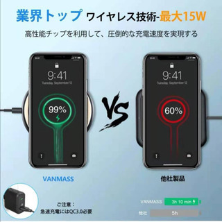 無線充電器　未使用　新品です　(送料無料)の画像