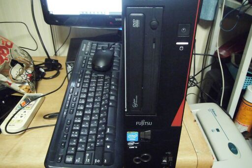 FUJITSU ESPRIMO D551/GX Windows10 Pro 64bit 500GB /Ram3GB　無線ラン付き