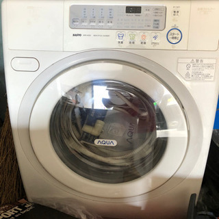 決まりました。洗濯機　AQUA ドラム式の画像