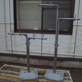 JM11788)物干し台2個セット 幅：約44cm 高さ：約16...
