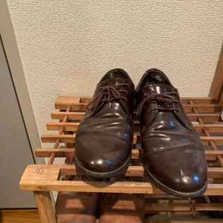 木製シューズ置き3段