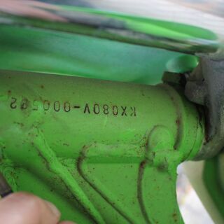 （予定者決定）kawasaki カワサキ　モトクロッサー　KX80　不動ジャンクの画像