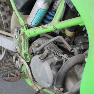 （予定者決定）kawasaki カワサキ　モトクロッサー　KX80　不動ジャンクの画像
