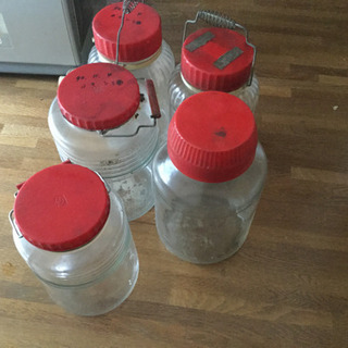 梅酒、シロップ用ビン差し上げますの画像