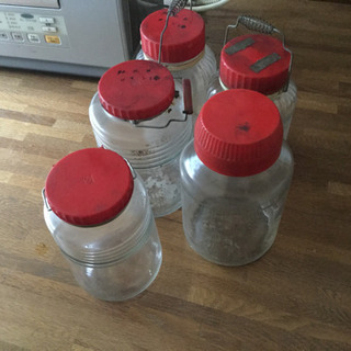 梅酒、シロップ用ビン差し上げますの画像