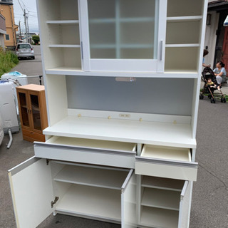 共和産業 食器棚 120レンジボード キッチンボード