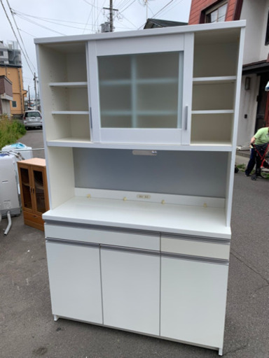 共和産業 食器棚 120レンジボード　キッチンボード