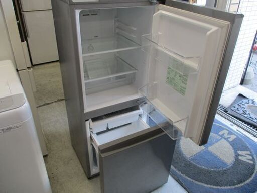 アクア 2ドア 冷蔵庫 126L 2018年製 AQR-13G 百四十Lクラス AQUR シルバー 札幌市 中央区 南12条店