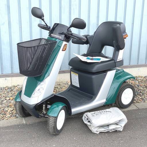 札幌近郊限定 HONDA ホンダ モンパル ML200 デラックスタイプ ミュールハイムグリーン セニアカー シニアカー 電動四輪車いす