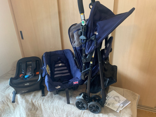 【３点セット】joie エアトラベルシステム チャイルドシート ジュバ i-base・ベビーカー