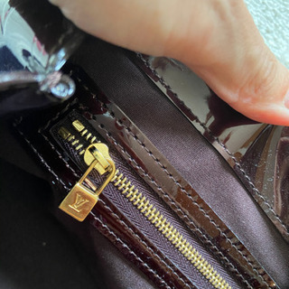 LOUIS VUITTON ウィルシャーPM ヴェルニ エナメル バッグの画像