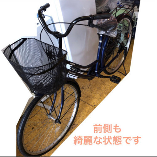 ママチャリ 26インチ 自転車 青紫色 no.230
