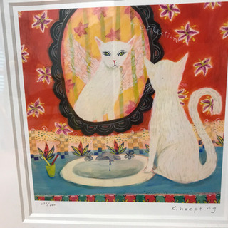 絵画　カレンホイプティング　鏡の中の私の画像