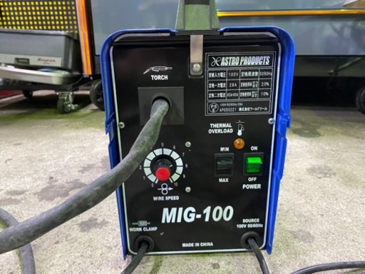 家庭用100V ノンガス半自動溶接機