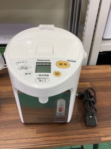 【モデルルーム品】電気ポット パナソニック 沸騰ジャーポット NC-HU224 2.2L 2018年