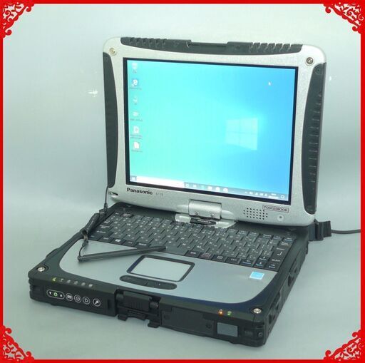 日本製 タフブック 中古動作良品 10.1型 Panasonic CF-19ZE001CJ Core i5 4GB 500G 無線 Bluetooth Windows10 Office タッチペン対応