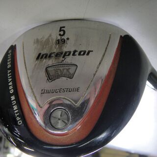 セール中につき、通常特価3,278円より半額の1,639円!　ゴルフクラブ　BRIDGESTONE ブリヂストン Inceptor インセプター EVX フェアウェイウッド 5W 19° 純正 シャフト FC-009 Rの画像