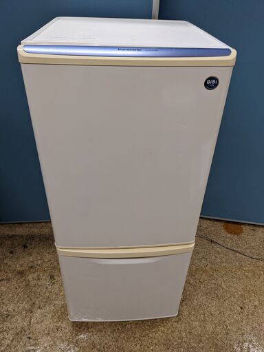 (売約済み)Panasonic パナソニック ノンフロン冷凍冷蔵庫 138L 2010年製 NR-B142WB-WS
