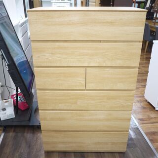 ニトリの6段チェストのご紹介！有料配送あり【トレファク入間店家具紹介
