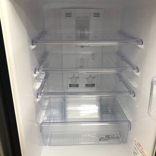 【リサイクルショップどりーむ天保山店】2749　2ドア　冷蔵庫　MITSUBISHI　三菱　MR-P15A-B型　ブラックカラー　146L　2017年製　中古品の画像