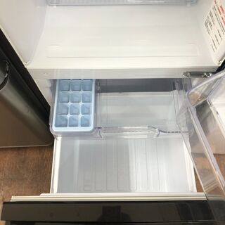 【リサイクルショップどりーむ天保山店】2749　2ドア　冷蔵庫　MITSUBISHI　三菱　MR-P15A-B型　ブラックカラー　146L　2017年製　中古品の画像